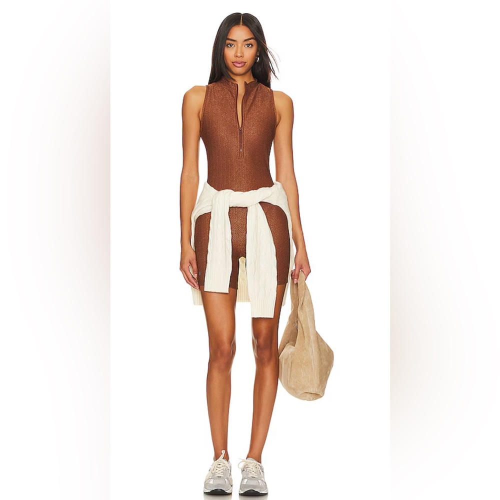 DEVON WINDSOR Stevie Romper in Chestnut